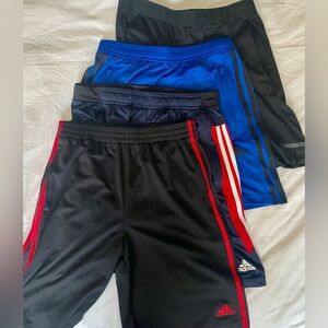 Adidas dri fit four short bundle, size small